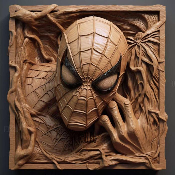 Amazing Spider Man The 2012I 3 stl model for CNC